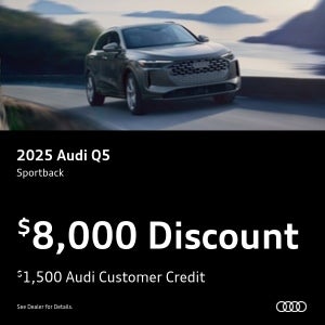 Front view of an Audi Q5 Sportback